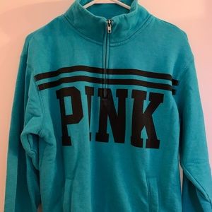 PINK Victoria’s Secret 3 quarter zip sweatshirt